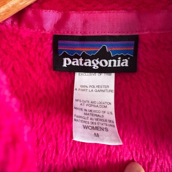 Patagonia Re-Tool Fleece Vest Hot Pink Magenta Size Medium STY25445 - Picture 3 of 6